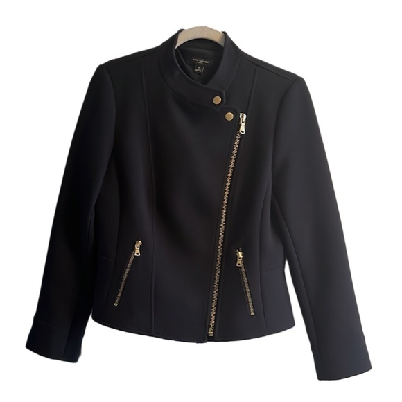 Ann Taylor Jackets & Blazers - Women’s petite navy blazer with gold hardware Ann Taylor size 10 P